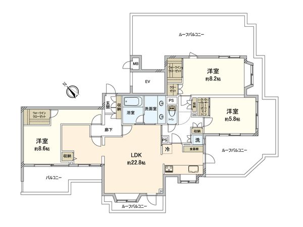 横浜南軽井沢パークホームズ 間取図(平面図)