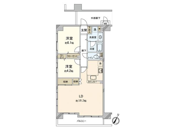 ベイサイトコート横浜 間取図(平面図) 間取図(平面図)