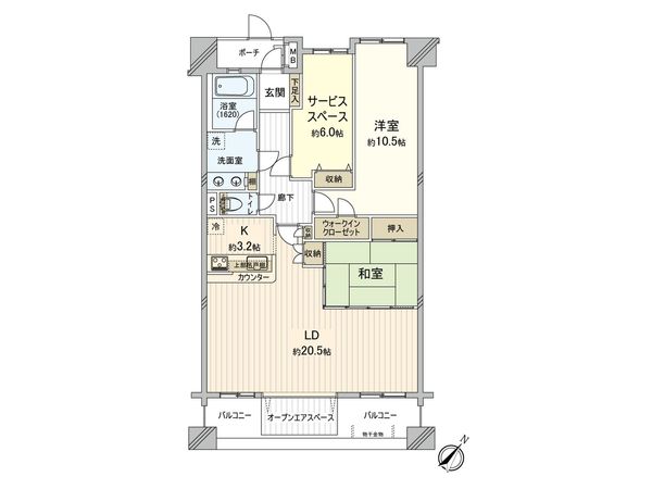 グランシティレイディアント横濱コンフォルト 間取図(平面図) グランシティレイディアント横濱コンフォルト 間取図(平面図)