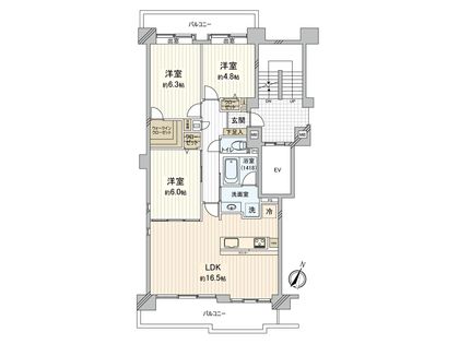 間取図(平面図) 間取図(平面図)