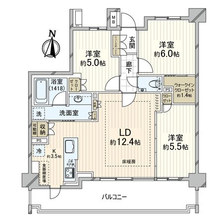 プレディア横浜高島台 間取図(平面図)