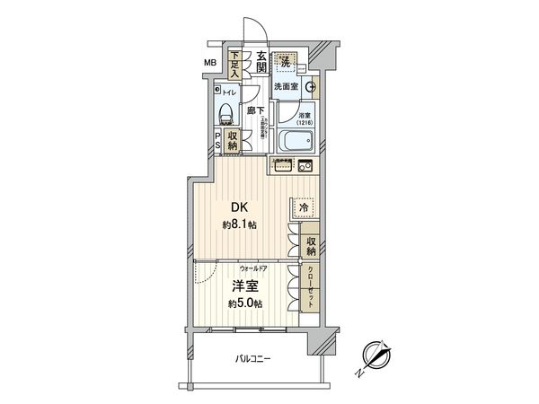 デュオステージ横濱天王町 間取図(平面図)