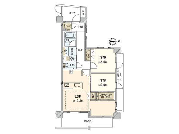 クリオ横濱天王町 エントランス