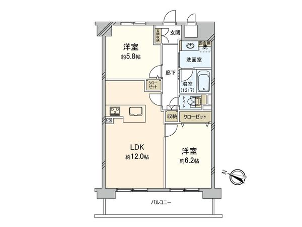 コスモ吉野町駅前 間取図(平面図)