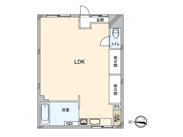 第2ニュー野毛山マンション 間取図(平面図)