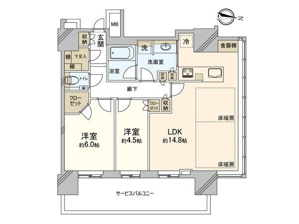 THE YOKOHAMA FRONT TOWER 間取図(平面図) THE YOKOHAMA FRONT TOWER 間取図(平面図)