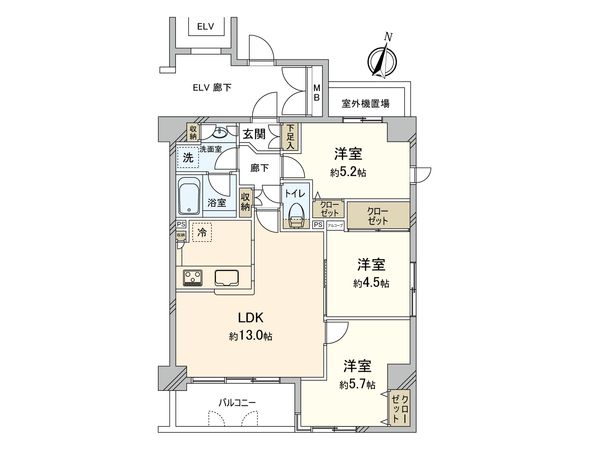 伊勢佐木南パークハウス 弐番館 間取図(平面図) 伊勢佐木南パークハウス 弐番館 間取図(平面図)