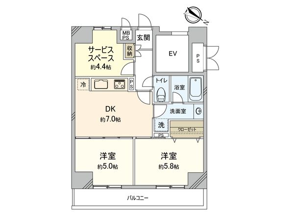 ライオンズマンション横浜大通り公園南 間取図(平面図) 間取図(平面図)