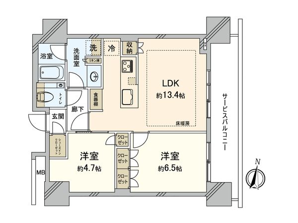 THE YOKOHAMA FRONT TOWER 間取図(平面図) THE YOKOHAMA FRONT TOWER 間取図(平面図)