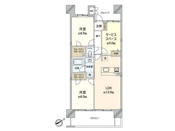 ベイステージ横浜432 間取図(平面図) ベイステージ横浜432 間取図(平面図)