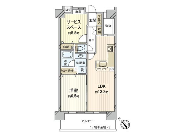 ランドステージ横濱関内 間取図(平面図) ランドステージ横濱関内 間取図(平面図)