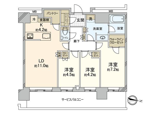 間取図(平面図)
