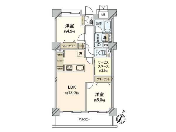 ハーズ横浜ベイガーデン 間取図(平面図) ハーズ横浜ベイガーデン 間取図(平面図)