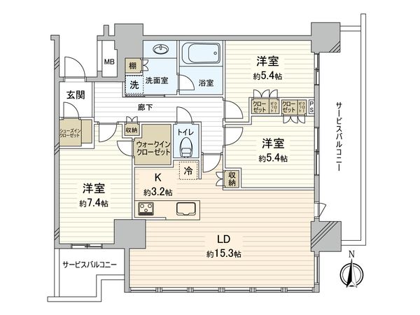 THE YOKOHAMA FRONT TOWER 間取図(平面図) THE YOKOHAMA FRONT TOWER 間取図(平面図)