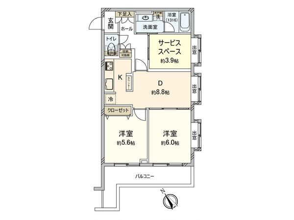 ホーユウパレス野毛山公園 間取図(平面図) ホーユウパレス野毛山公園 間取図(平面図)