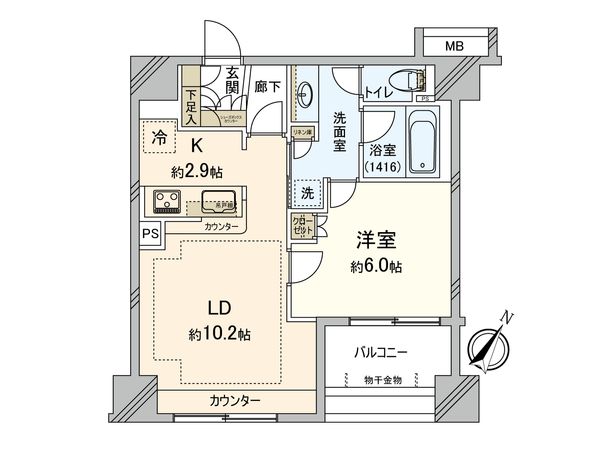 BELISTA横浜 間取図(平面図) BELISTA横浜 間取図(平面図)
