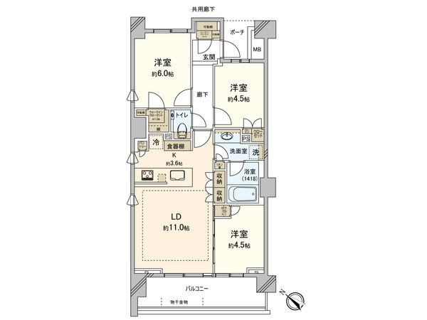 間取図(平面図)
