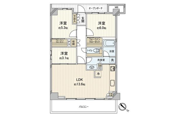間取図(平面図)