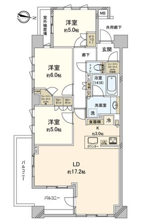 プレミアムレジデンス横濱妙蓮寺 間取図(平面図)