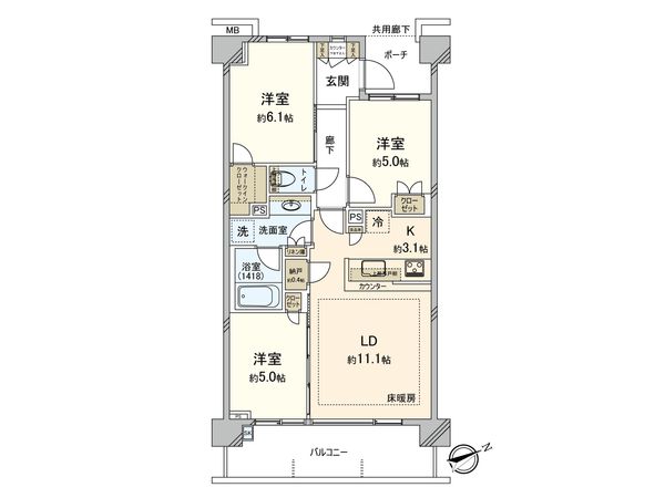 間取図(平面図)