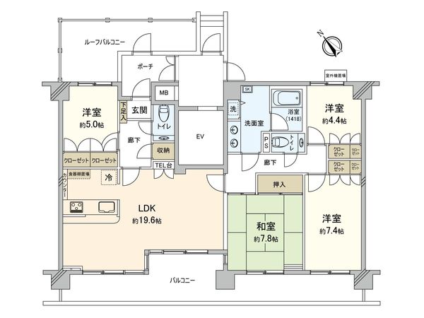 ヒルトップ横濱根岸 セントラルコート 間取図(平面図) ヒルトップ横濱根岸 セントラルコート 間取図(平面図)