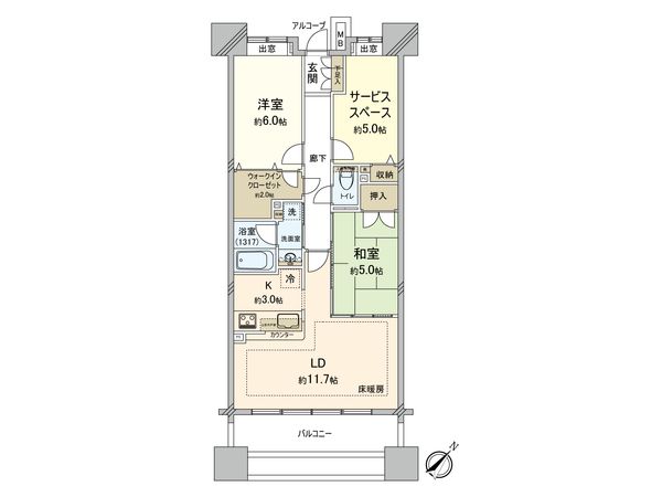 クレストシティタワーズ横浜 間取図(平面図) クレストシティタワーズ横浜 間取図(平面図)