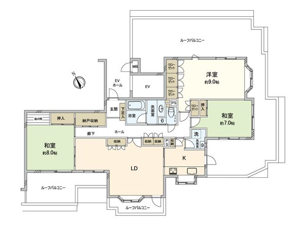 横浜南軽井沢パーク・ホームズ 間取図(平面図) 横浜南軽井沢パーク・ホームズ 間取図(平面図)