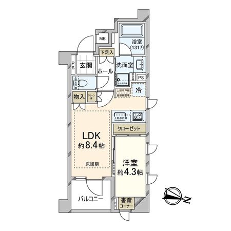 ベルジェンド横濱南太田アティックス・ステーション 間取図(平面図) ベルジェンド横濱南太田アティックス・ステーション 間取図(平面図)
