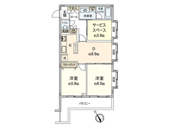 ホーユウパレス野毛山公園 間取図(平面図) ホーユウパレス野毛山公園 間取図(平面図)