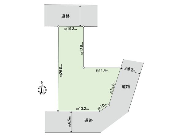 緑園3丁目 土地 区画図 緑園3丁目 土地 区画図