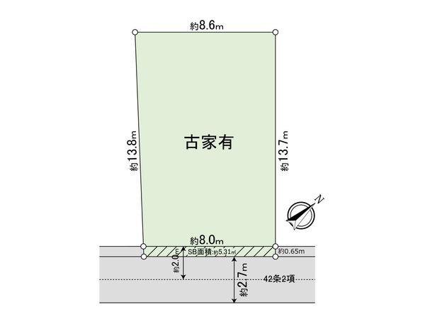 和泉中央南2丁目 土地 区画図