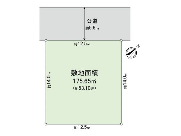 西が岡3丁目 土地 区画図