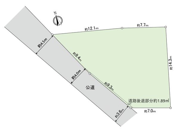 和泉中央北3丁目 土地 区画図