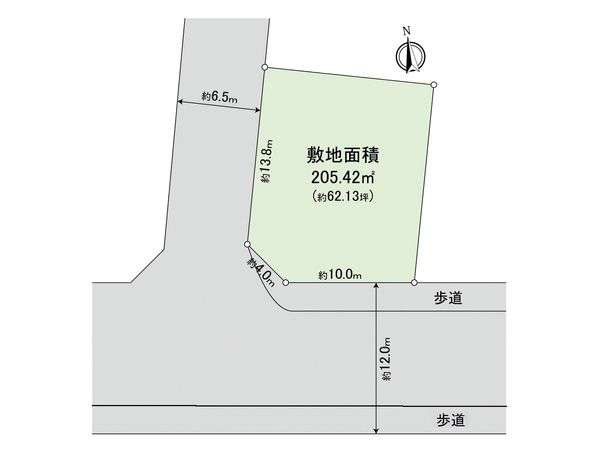緑園7丁目(土地) 区画図