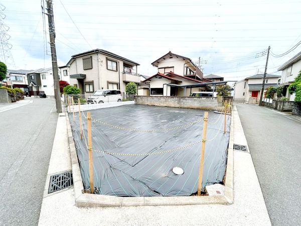 中田東4丁目(新築戸建) 前面道路含む外観 中田東4丁目(新築戸建) 前面道路含む外観