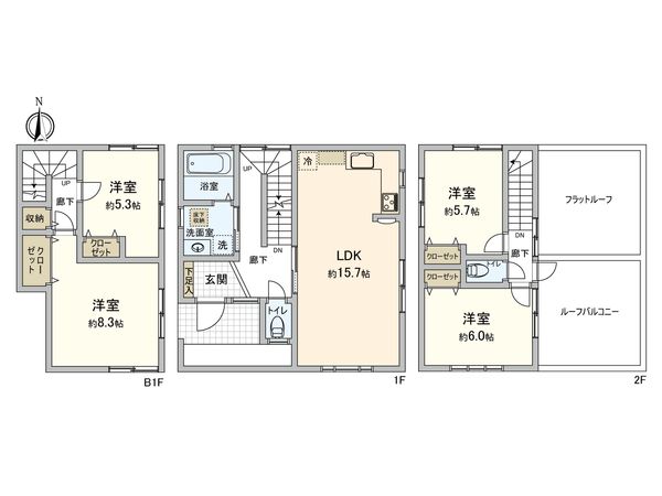 和泉中央南5丁目 戸建 間取図(平面図)