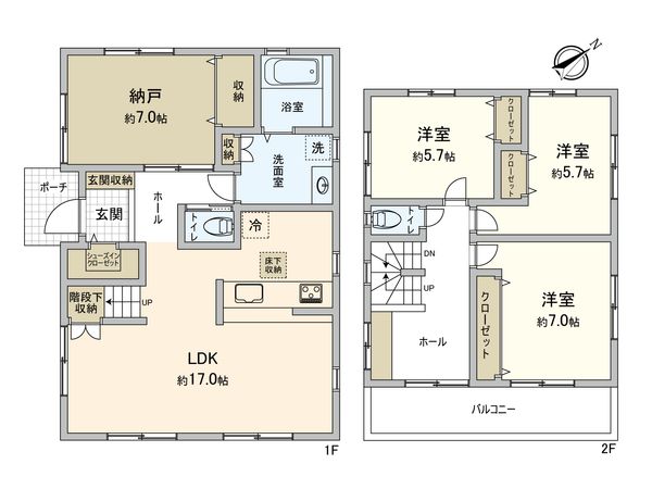 旭区今宿南町(戸建) 間取図(平面図)