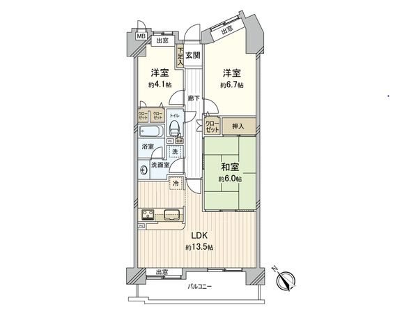間取図(平面図)