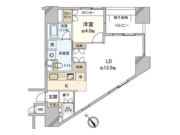 D’クラディアイヴァン横浜桜木 間取図(平面図) 間取図(平面図)