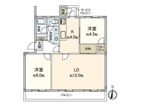 グリーンハイムいずみ野 23号棟 間取図(平面図)