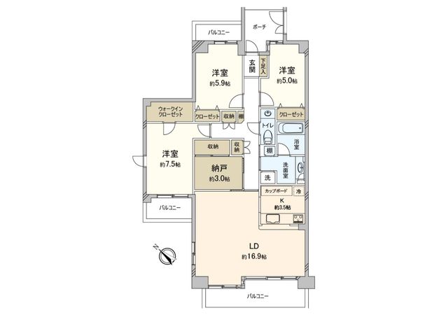 横浜浦島丘ヒルズ 間取図(平面図) 横浜浦島丘ヒルズ 間取図(平面図)
