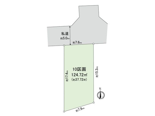 藤沢市本藤沢2丁目 土地 10区画 区画図 藤沢市本藤沢2丁目 土地 10区画 区画図