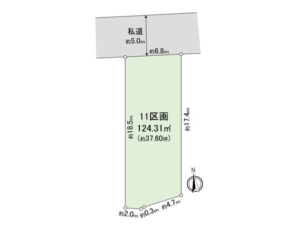 藤沢市本藤沢2丁目 土地 11区画 区画図 藤沢市本藤沢2丁目 土地 11区画 区画図