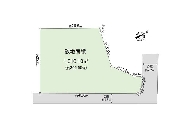 藤沢市辻堂太平台1丁目 土地 区画図 藤沢市辻堂太平台1丁目 土地 区画図