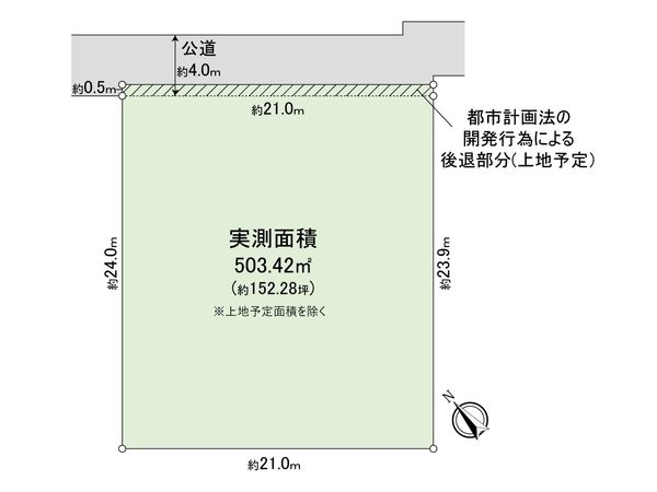 藤沢市片瀬海岸2丁目 土地 区画図