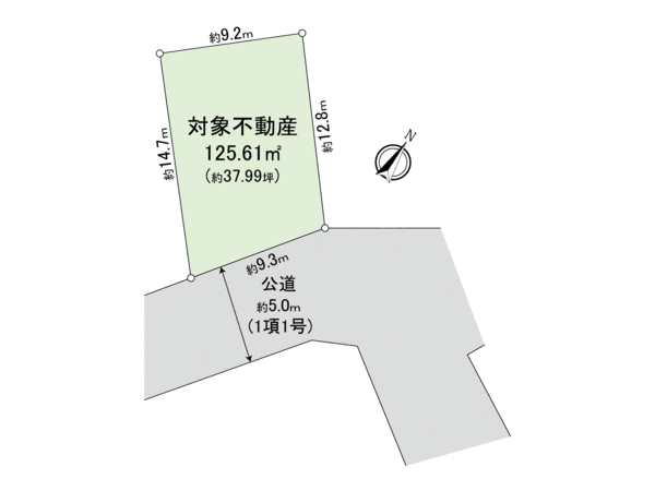 藤沢市渡内３丁目　土地 地形図