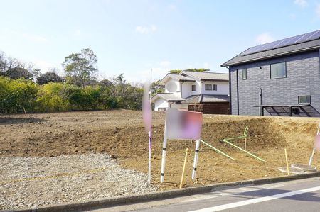 藤沢市片瀬山5丁目 土地 A区画 現地写真【撮影日：2024年2月8日】