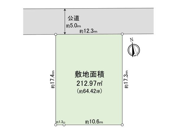 藤沢市片瀬山2丁目 土地 区画図