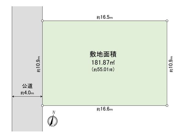 藤沢市村岡東4丁目 土地 区画図 藤沢市村岡東4丁目 土地 区画図