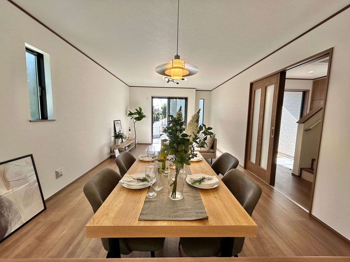 藤沢市鵠沼海岸6丁目 新築戸建 B号棟 リビング リビング